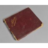 A Late Victorian/Edwardian Autograph Book with Sketches, Rhymes and Watercolours, Condition Issues