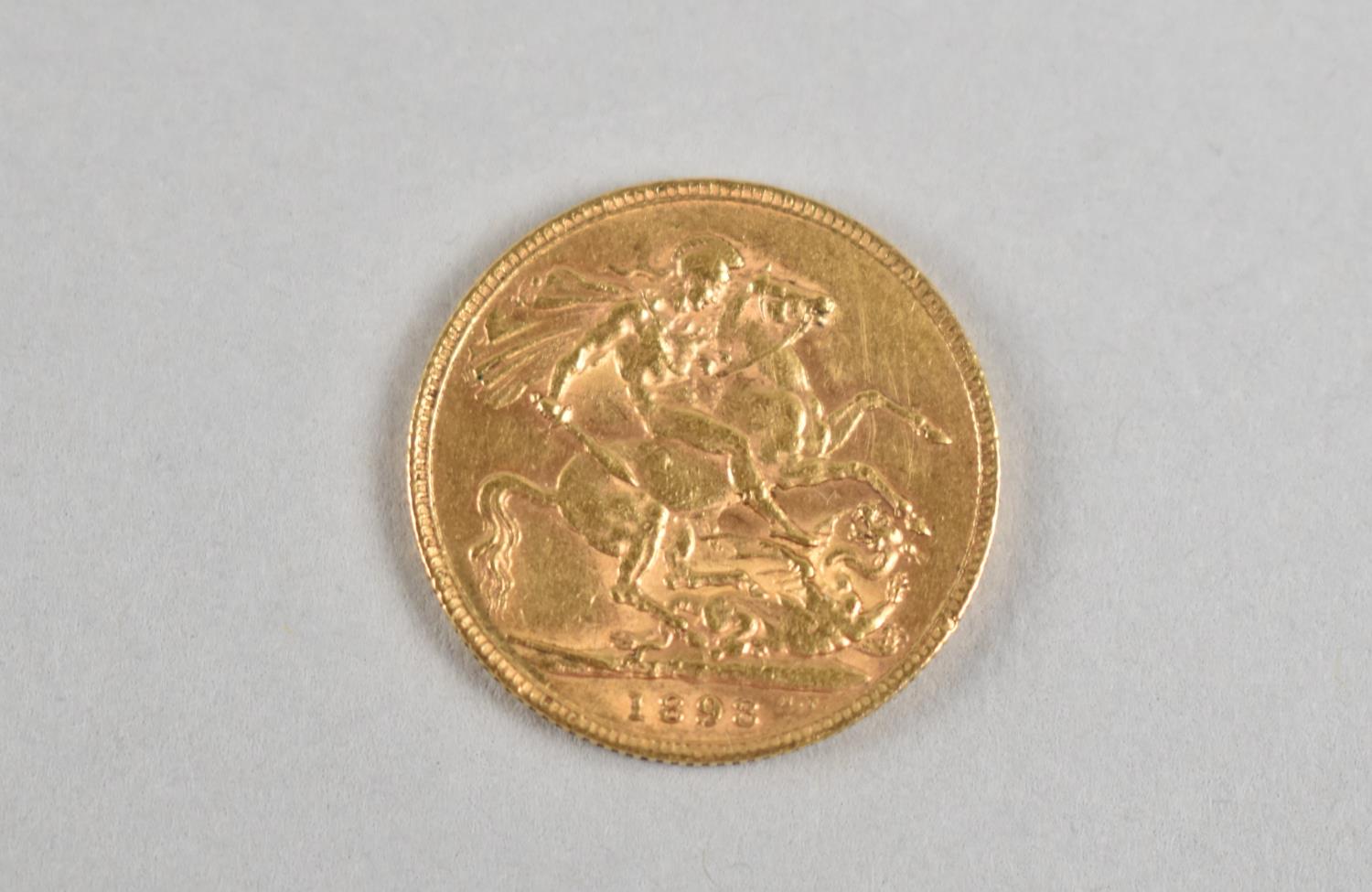 An 1898 Victorian Gold Sovereign