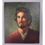 An Unframed Oil on Board by Thomas Brereton, 1969, "David", 44x38cm