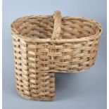 A Modern Wicker Step Basket