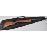 A Good Quality Modern BSA .22 Calibre Superstar Underlever Air Rifle Complete with Nikko Stirling