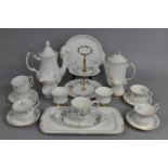 A Collection of Royal Albert Tea Wares to comprise Memory Lane Cups and Saucer, Val D'or Teapot,
