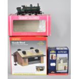 A Hornby Railways OO Gauge Tank Locomotive, R165, Together with Hornby Goods Shed and Bachmann