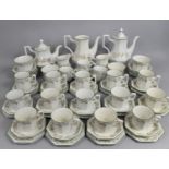 A Large Collection of Various Johnson Brothers Teawares to comprise Teapots, Mugs, Cups, SAucers,