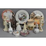 A Collection of Various Ceramics to comprise Regal Lady Figures, Plates to include Two The Old