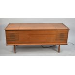 A Vintage His Masters Voice Radiogram in Teak Cabinet, 128cm Wide