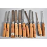A Collection of Vintage Woodworking Chisels