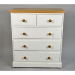 A Modern Bedroom Chest of Two Short and Three Long Drawers, 86cm Wide