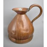 A Vintage Copper Gallon Measure, 28cms High