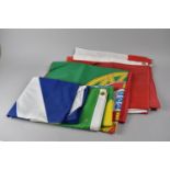 A Collection of Five Modern National Flags for England, Scotland, Switzerland, Portugal and Brazil