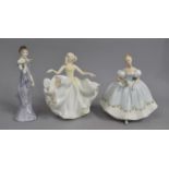 Three Royal Doulton Figures, Sweet Seventeen HN2734, Harmony HN2824 and First Dance HN2803 (2nd)