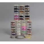 A Collection of Various Coloured Crafting Beads