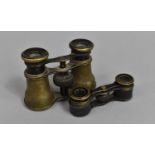 Two Pairs of Vintage Brass Mounted Opera Glasses (No Cases)