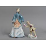 Two Royal Worcester Figures, December and Rebecca