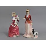 Two Royal Doulton Figures, Christmas Morn HN1992 and Sarah HN3384