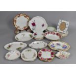 A Collection of Royal Albert to comprise Dishes, Side Plates Etc to include Old English Rose,