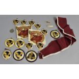 A Collection of Royal Order of Moose Medallions, Transfers Etc