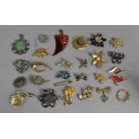 A Collection of Various Vintage and Contemporary Brooches, Pendants etc