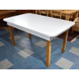 A Vintage Formica Topped Kitchen Table, 153x92cms