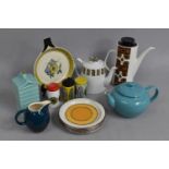 A Collection of Various Late 20th Century and Contemporary Ceramics to comprise Le Creuset Teapot,