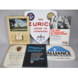 A Collection of Various Vintage Insurance Company Advertising Items