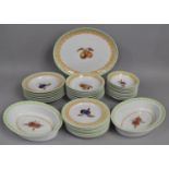 A Royal Worcester Evesham Orchard Dinner Service to comprise Oval Platter, Oval Dishes, Seven