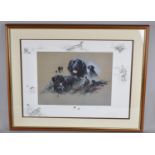 A Framed Limited Edition Print, Sporting Dogs, No. 25/850, 59x43cms