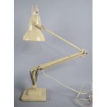 A Vintage Cream Painted Anglepoise Table Lamp by Herbert Terry and Sons Ltd