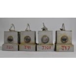 Four Vintage British Rail Signal Lamps, All Stamped BR(M)