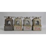 Four Vintage Railway Signal Lamps, 55/4 Signal