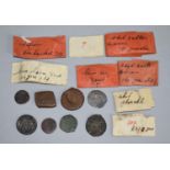 An Interesting Collection of Early Persian Silver and Metal Coinage, Some with Hand Inscription to