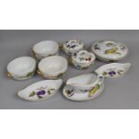 A Collection of Royal Worcester Oven to Table Dinnerwares to comprise Lidded Tureen, Sauce Boat,