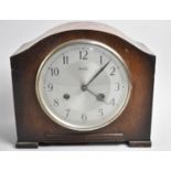 A Mid 20th Century Oak Cased Bentima Mantel Clock