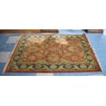 A Vintage Patterned Woollen Rug, 178x120