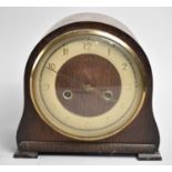 A Mid 20th Century Oak Mantel Clock