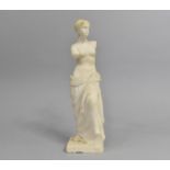 A Cast Marble Effect, Grand Tour Style Figure of Venus De Milo, 24.5cms High