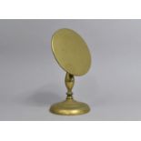 A Late 19th Century Brass Candle Reflector by James Baker of Radcliffe, 22cms High