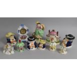 A Collection of Various 19th Century and Later Ceramics to comprise Staffordshire Toby Pot, Pastille