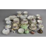 A Collection of Various Ceramics to comprise Wedgwood Three Pieces Bachelors Service, Part Paragon