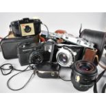 A Collection of Various Vintage Cameras to Include Balder Prontor SVS