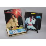 A Collection of 10 Elvis 12" Records to Include 'I Got Lucky', 'Youll Never Walk Alone', 'G.I.
