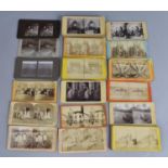 A Collection of Various Part Sets Of Stereoscopic Cards