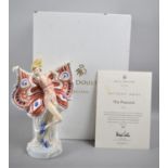A Royal Doulton Limited Edition Figure, Butterfly Ladies Series "The Peacock", HN4846, No. 208/500