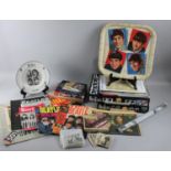 A Collection of Mainly Beatles Ephemara and Collectables To Include A & B C Photo Cards, Magazines