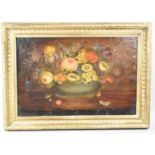 A 19th Century Gilt Framed Oil, Still Life Flowers, 59x38cm