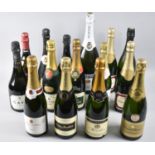A Collection of 15 Mixed Sparkling Wines to Include Three Bottles of Champagne