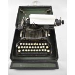 A Vintage Manual Portable Corona Typewriter