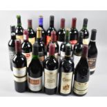 A Collection of 19 Bottles of Mixed Red Wines