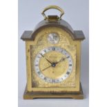 A Late 20th Century Swiza Miniature Carriage Clock with Clockwork Movement, Working Order, 10.5cms