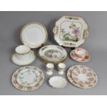 A Collection of Various Ceramics to comprise Minton Tea Trio with Gilt Trim and Blue Garland and Two